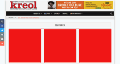 Desktop Screenshot of kreolmagazine.com